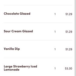 Tim Hortons - My order