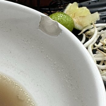PHO 99 - Chipped tableware - Noodles Near Me - El Monte, California