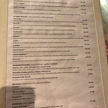 San Carlo - Menu 1 - Pizza Near Me - Prague, Puerto Rico San Carlo - Menu 1 - Pizza Near Me - Prague, Puerto Rico