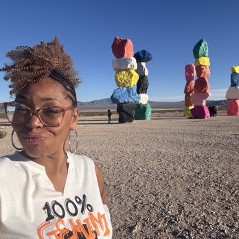 Seven Magic Mountains - Me at the mountain - Public Art Near Me - Las Vegas, Nevada Seven Magic Mountains - Me at the mountain - Public Art Near Me - Las Vegas, Nevada