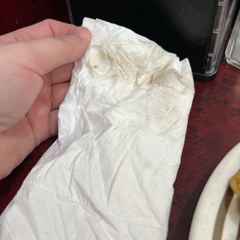 Empire Buffet - This was the napkin I used to wipe out my cup after wetting it with ice cubes. - Chinese Near Me - Putnam, Connecticut