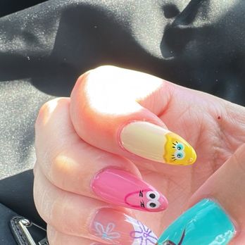 MJ Nail Island - Spongebob Characters - Nail Salons Near Me - Alhambra, California MJ Nail Island - Spongebob Characters - Nail Salons Near Me - Alhambra, California