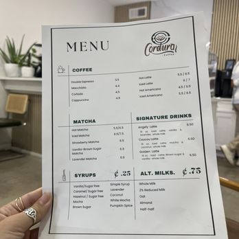 Cordura Coffee - Menu - Coffee & Tea Near Me - San Antonio, Texas Cordura Coffee - Menu - Coffee & Tea Near Me - San Antonio, Texas