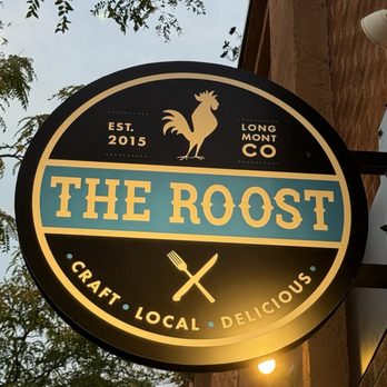 The Roost - Venue sign on the street. - Bars Near Me - Longmont, Colorado The Roost - Venue sign on the street. - Bars Near Me - Longmont, Colorado