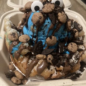 Sticky Icky Funnel Cakes - #17 COOKIE MONSTER - Juice Bars & Smoothies Near Me - Long Beach, California Sticky Icky Funnel Cakes - #17 COOKIE MONSTER - Juice Bars & Smoothies Near Me - Long Beach, California