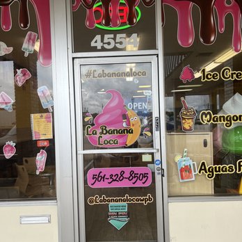 La Banana Loca - Outside - Ice Cream & Frozen Yogurt Near Me - Greenacres, Florida La Banana Loca - Outside - Ice Cream & Frozen Yogurt Near Me - Greenacres, Florida