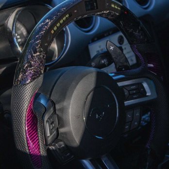 VK Garage - Custom Steering Wheel (Shift Lights and LCD Display) - Auto Detailing Near Me - Fairfield, California