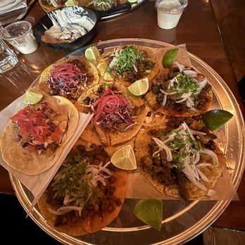 Nom Nom Tacos & Tequila - 4 steak tacos 2 pork and 1 fish - New Mexican Cuisine Near Me - Lafayette, Indiana Nom Nom Tacos & Tequila - 4 steak tacos 2 pork and 1 fish - New Mexican Cuisine Near Me - Lafayette, Indiana