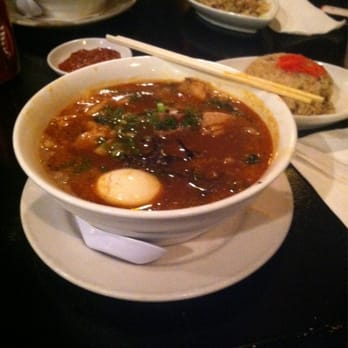 Kotteri ramen and fried rice