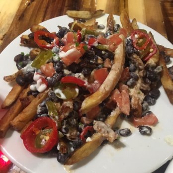Pixels Pints & Bytes - GTFOH fries w/beans - New American Near Me - Norfolk, Virginia