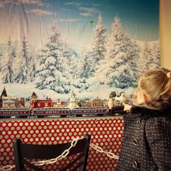 Tony & Alba’s Pizza and Pasta - Magical Christmas train display
