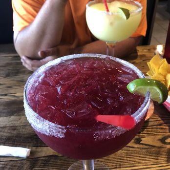 Guadalajara Mexican Restaurant - Large Pomegranate Margarita (on the rocks), Large Lime Margarita (frozen) - Mexican Near Me - Midland, Georgia Guadalajara Mexican Restaurant - Large Pomegranate Margarita (on the rocks), Large Lime Margarita (frozen) - Mexican Near Me - Midland, Georgia