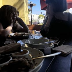 Food was a 5 farm raised salmon Service 2 cashier Asian girl 0