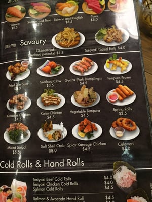 Menu photo 2 Kintaro Sushi Train Adelaide, SA Menu photo 2 Kintaro Sushi Train Adelaide, SA