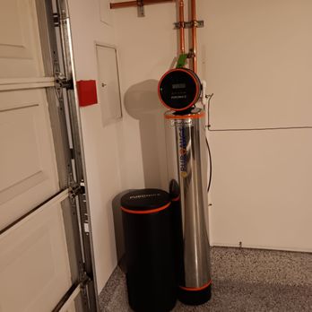 West Coast Water Filtration - Puronics Hydronex C system tapped into main water valve - Water Purification Services Near Me - Cypress, California West Coast Water Filtration - Puronics Hydronex C system tapped into main water valve - Water Purification Services Near Me - Cypress, California
