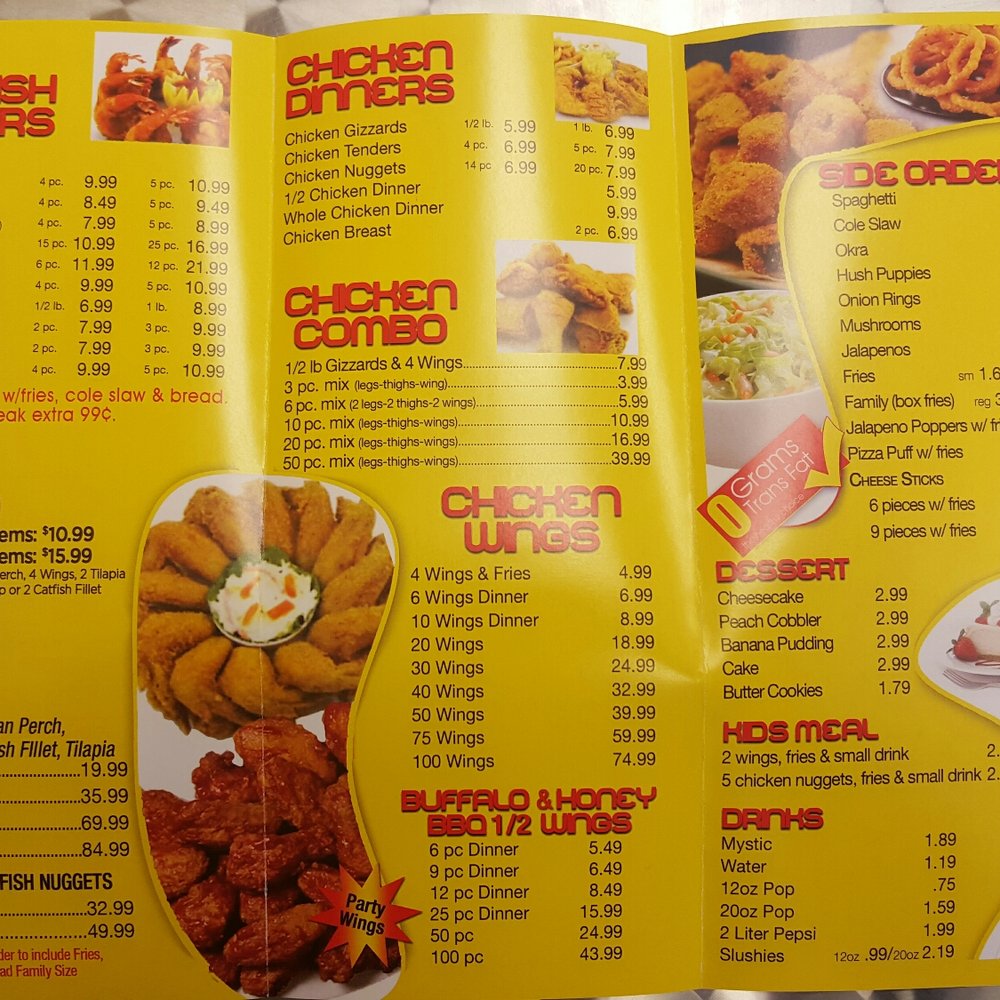 Krispy's Seafood and Chicken - the menu - Seafood Near Me - Chicago, Illinois