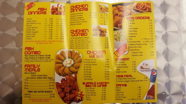Menu photo 2 Krispy's Seafood and Chicken Chicago, IL Menu photo 2 Krispy's Seafood and Chicken Chicago, IL