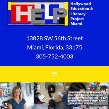 Hollywood Education and Literacy Project  - Middle Schools & High Schools Near Me - Miami, Florida