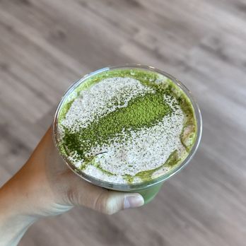 Danzzan - Black Sesame Matcha Latte - so good! - Cafes Near Me - Rowland Heights, California