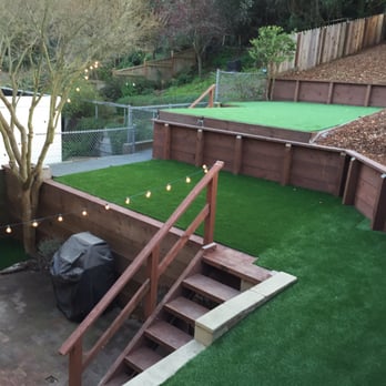 Franco Landscaping And Maintenance LLC - Artificial (drought friendly!) lawn.  Installed by Franco Landscaping - Landscaping Near Me - San Francisco, California