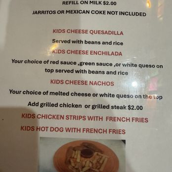 Salina's Mexican Restaurant - Kids menu - Mexican Near Me - Chesterfield, Missouri Salina's Mexican Restaurant - Kids menu - Mexican Near Me - Chesterfield, Missouri
