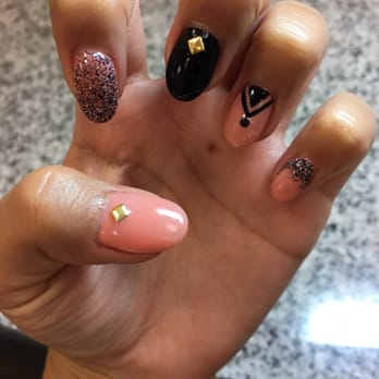 Creative Nails and Spa - They have rhinestones of all shapes and colors. Here are the gold and square ones. They have a good variety of shellac colors. - Nail Salons Near Me - Seattle, Washington Creative Nails and Spa - They have rhinestones of all shapes and colors. Here are the gold and square ones. They have a good variety of shellac colors. - Nail Salons Near Me - Seattle, Washington