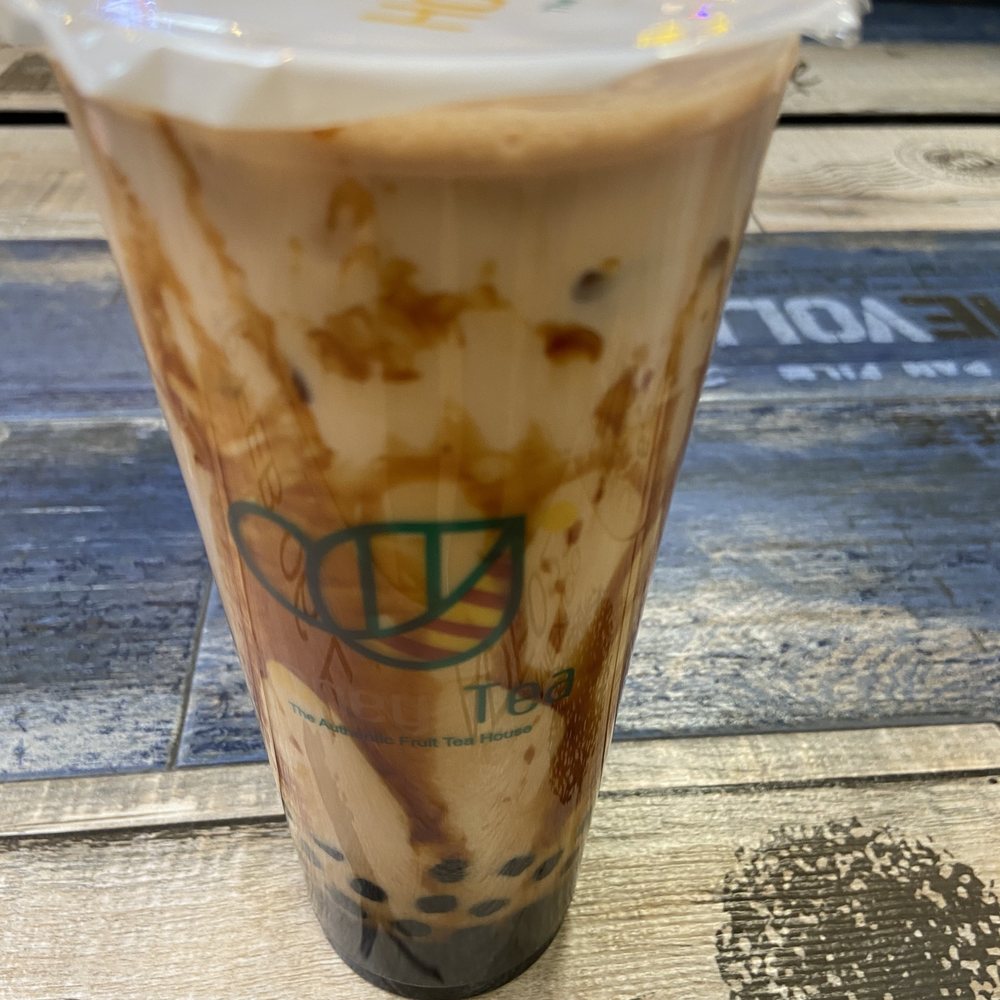 Honey Tea - Brown sugar milk tea with pearls - Coffee & Tea Near Me - Pleasanton, California Honey Tea - Brown sugar milk tea with pearls - Coffee & Tea Near Me - Pleasanton, California