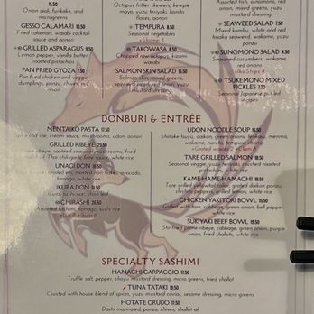 Hakumaru - Main menu 4/2024 - Japanese Near Me - San Diego, California