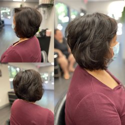 Ella Beauty by M.Sonnier - Beautiful layered bob on fine hair to add volume and texture.