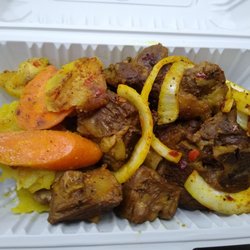 Sabaya Shack - Lamb (comes with rice and salad). $16.50.