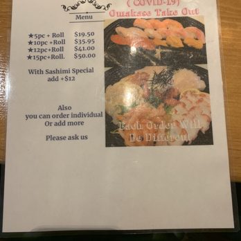 Sushi Yotsuya - covid take out menu - Sushi Bars Near Me - Tarzana, California Sushi Yotsuya - covid take out menu - Sushi Bars Near Me - Tarzana, California