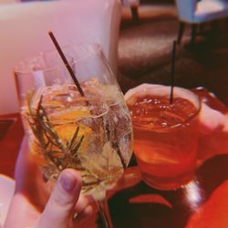 Rare Chop House - Hugo & peach bourbon
