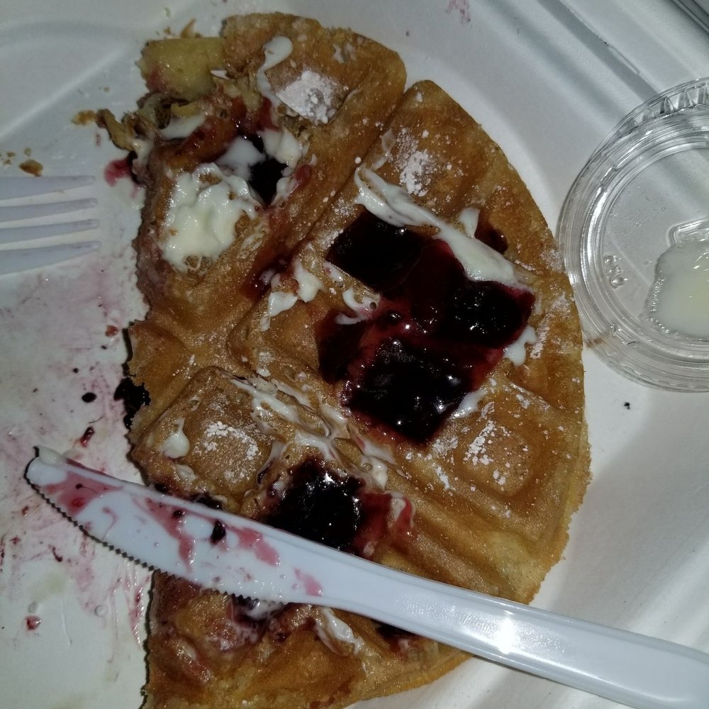 First Watch - Belgian Waffle with blueberry jam. - Breakfast & Brunch Near Me - Phoenix, Arizona