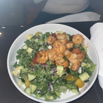 Bosscat Kitchen & Libations - AVOCADO FARM CHOP with shrimp - New American Near Me - Houston, Texas Bosscat Kitchen & Libations - AVOCADO FARM CHOP with shrimp - New American Near Me - Houston, Texas