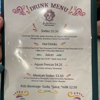 La Katrina - Menu - Mexican Near Me - Morro Bay, California
