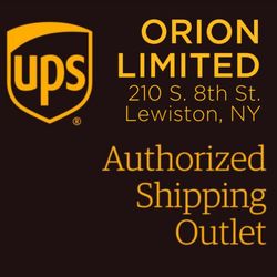 Orion Limited - Very low cost UPS shipping services with packaging available