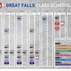 Gracie Barra - Schedule