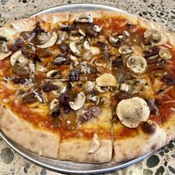 Flatbread Company - Vegan Pizza - order w/out the vegan cheese.