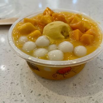 Hui Lau Shan - Mango Chewy Ball - Desserts Near Me - Austin, Texas Hui Lau Shan - Mango Chewy Ball - Desserts Near Me - Austin, Texas