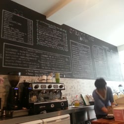 The huge chalkboard menu