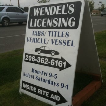 Wendel's License and Service - Registration Services Near Me - Shoreline, Washington Wendel's License and Service - Registration Services Near Me - Shoreline, Washington