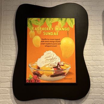 J P Licks - Raspberry Mango Sundae! - Ice Cream & Frozen Yogurt Near Me - Boston, Massachusetts