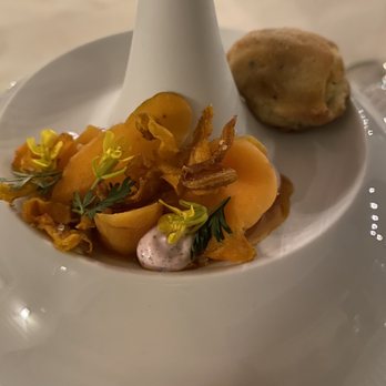 The Restaurant at JUSTIN - Carrot topper - New American Near Me - Paso Robles, California