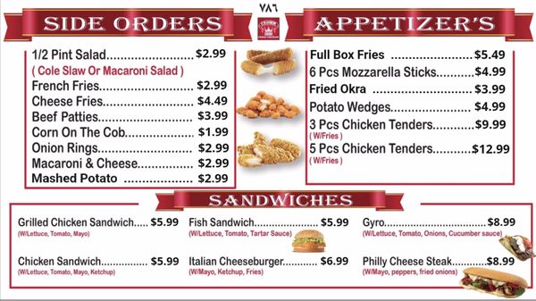 Menu photo 6 Crown Fried Chicken Kissimmee, FL