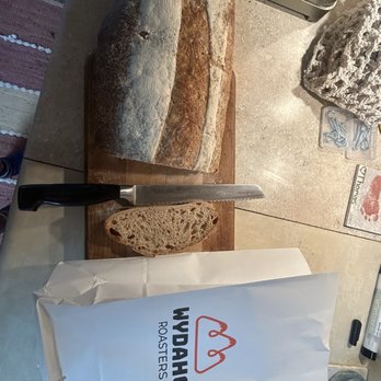 Wydaho Roasters Coffee House - Whole wheat sourdough French bread - Coffee & Tea Near Me - Driggs, Idaho Wydaho Roasters Coffee House - Whole wheat sourdough French bread - Coffee & Tea Near Me - Driggs, Idaho