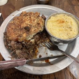 Biscuits short ribs and grits