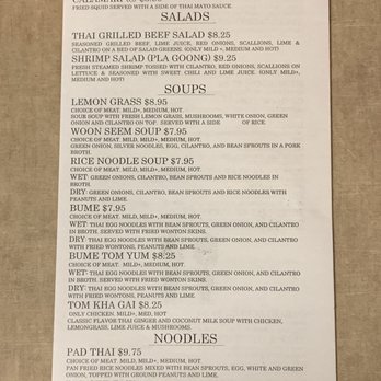 Thai Kitchen 2 - Menu: Soups & Salads - Thai Near Me - Springfield, Illinois Thai Kitchen 2 - Menu: Soups & Salads - Thai Near Me - Springfield, Illinois