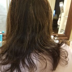 Cal's Barber Shop & Beauty Salon - Carol's work. $145.00 disaster.