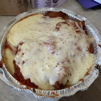 Paola's Pizzeria - Chicken Parmigiana w/ Pasta (loaded with cheese) - Pizza Near Me - Wayne, Pennsylvania