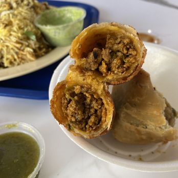 Biriyani Kabob House - Inside of Chicken Roll (Homemade) - Pakistani Near Me - Los Angeles, California